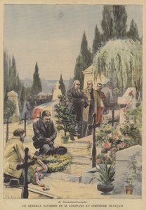 General Saussier and French Ambassador Ernest Constans at the French Cemetery in Constantinople