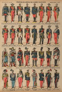 General Staff of the French Army by French School