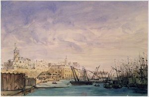 General View of Algiers, 1845 by French School