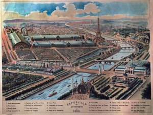 General View of the Paris Universal Exhibition (engraving) by French School