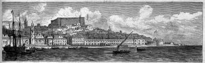 General view of the city of Reggio Calabria, Italy