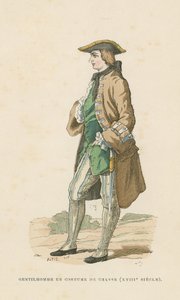 Gentleman in hunting dress, 18th Century by French School