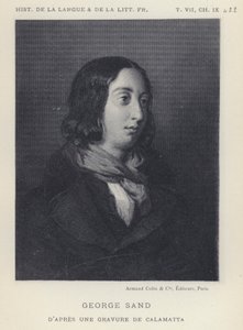 George Sand by French School