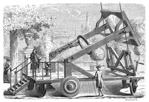 Giant Burning Glass of the Academie des Sciences, Used for Chemical Experiments by French School