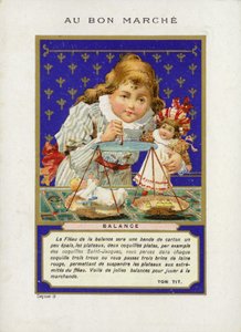 Girl Playing with Scales