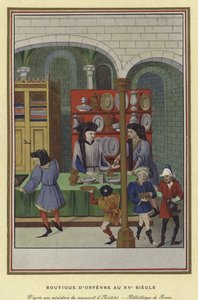 Gold and Silversmiths Shop, 15th Century