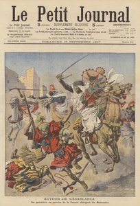 Goumiers Attacking Moroccans Near Casablanca by French School