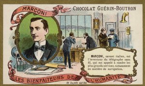 Guglielmo Marconi, Italian inventor and radio pioneer by French School