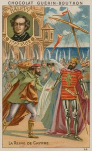 The Queen of Cyprus by French School
