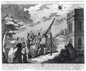 Halleys Comet Observed in 1759 by Cassini III by French School