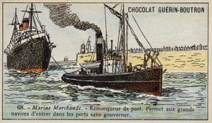 Harbour Tug by French School