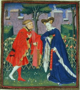 A hundred ballads of a lady and her lover, Parisian copy, c.1410-15