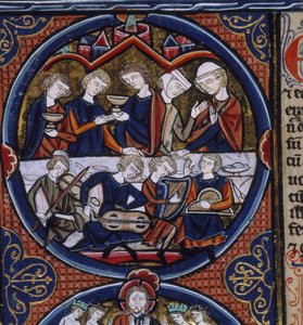 Banquet with Musicians, from the 