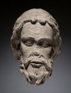 Head of an Apostle from the South Portal of the Cathedral of Thérouanne by French School