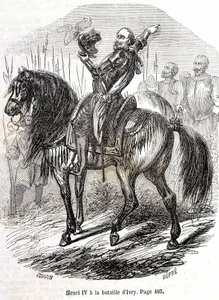 Henri IV at the Battle of Ivry (14/03/1590)