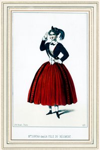 Henriette Sontag, German soprano, in Donizetti