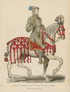 Henry II of France by French School