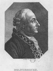 Henry St John, Lord Bolingbroke (engraving) by French School