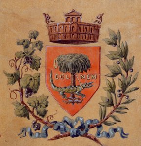 Heraldic Arms of the City of Nimes by French School