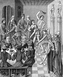 Heresy of the Flagellants by French School