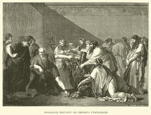 Hippocrates refusing the gifts of Artaxerxes by French School