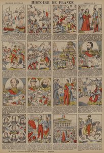 History of France from the Accession of Louis-Philippe to the Revolution of 1848 (colour litho) by French School