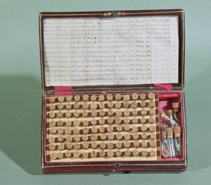 Homeopathic medicine suitcase, 2nd half of 19th century