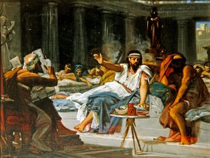 Homer Entertaining the Court