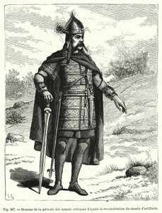 Man of the Celtic Tumulus Period, after the Reconstruction of the Artillery Museum