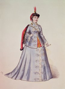 Hortense Schneider in the title role of Offenbach