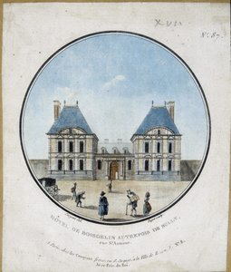 Hotel de Boisgelin, formerly of Sully - engraving