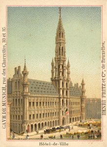 Hotel de Ville, Grand Place, Brussels by French School