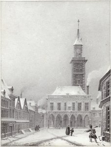 Hotel de Ville in Bapaume by French School