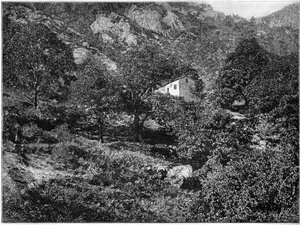 House of bandits in the Pentica in Corsica by French School