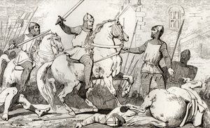 Hugh Capet (941-96) captures Charles de Lorraine, from 