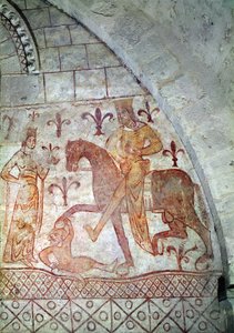 Hugues IX Lusignan Defeating Nur al-Din in Syria