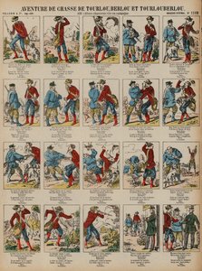 Hunting Adventure of Tourlou, Berlou and Tourlouberlou by French School