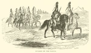 Hussars on the March by French School