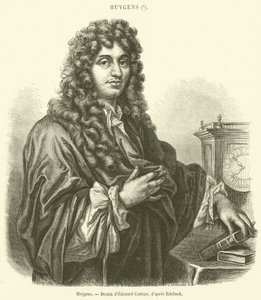 Huygens (engraving) by French School