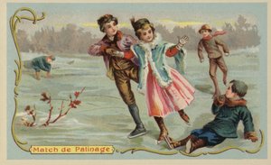 Ice skating by French School