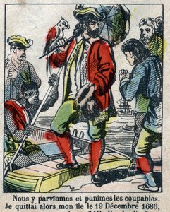 Illustration for the book of Daniel Defoe 