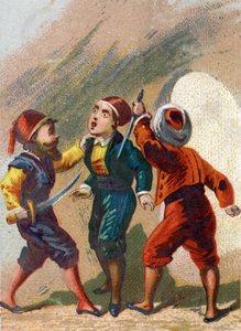 Illustration for the Tales of the Thousand and One Nights: Cassim jealous of Ali Baba