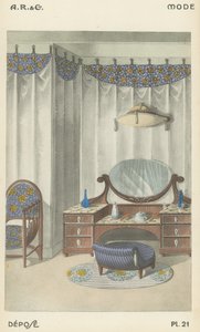 Illustration from interior design product catalogue from A R & Cie, France