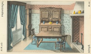 Illustration from interior design product catalogue from A R & Cie, France by French School