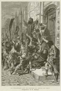 They Crushed the Provost of Paris on the Steps by French School