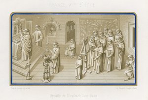 Image in Grisaille from The Miracles of Our Lady by French School