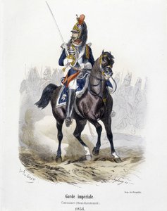 Imperial Guard: Cuirassiers in 1854 - in 