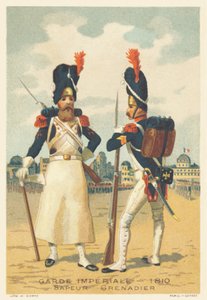 Imperial Guard, Sapeur and Grenadier in 1810
