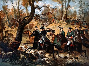 Imperial Stag-Hunt in the Forest of Compiegne (c.1860)