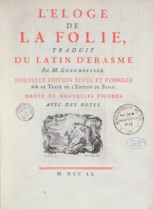 In Praise of Folly, 1751 by French School
